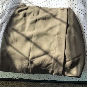 Army green skirt